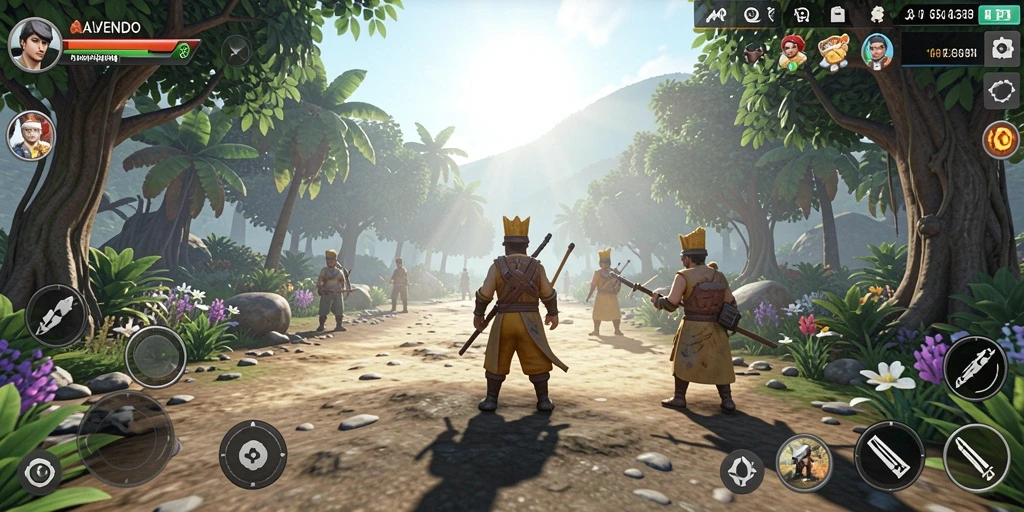 Tampilan gameplay <strong>ALVENDO</strong> yang memukau dan interaktif.