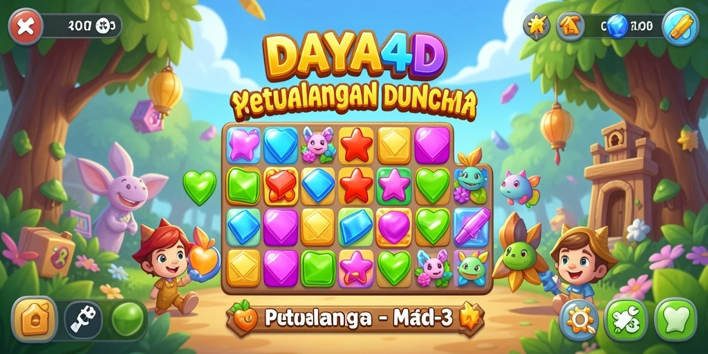 Tampilan menarik dari gameplay DAYA4D yang adiktif.