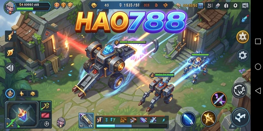 Tampilan strategis menegangkan dalam gameplay HAO788.