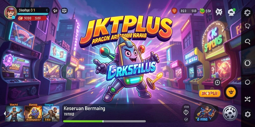 Tampilan gameplay seru dalam JKTPLUS yang membuat adrenalin terpacu.