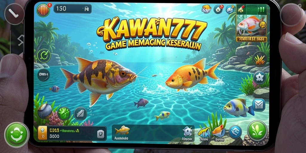 Gameplay menantang dengan banyak jenis ikan untuk ditangkap.