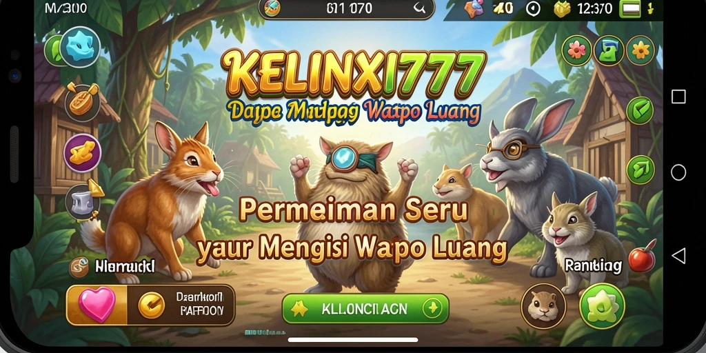 Tampilan gameplay menarik dari KELINCI777 yang penuh warna.