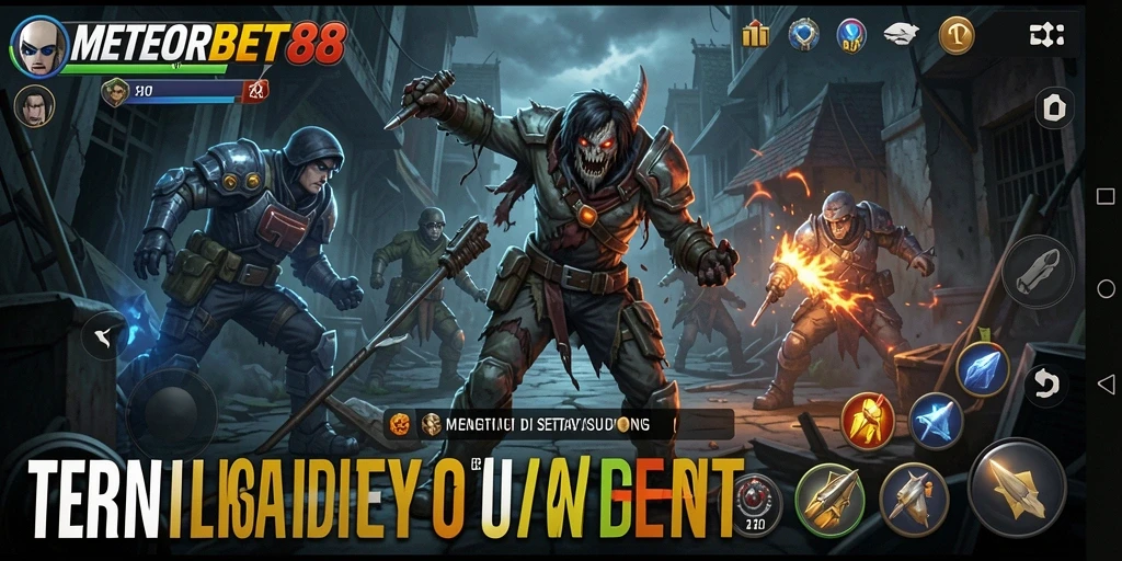 Tangkapan layar METEORBET88 menunjukkan suasana Horror yang mencekam dan deskripsi gameplay yang menegangkan.