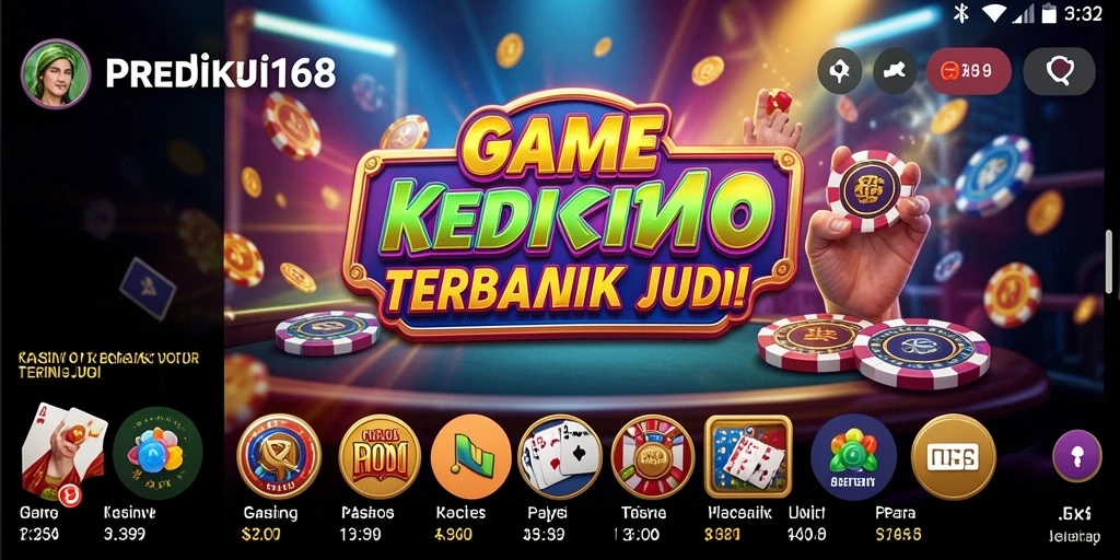 Tampilan permainan Kasino yang memukau dan menarik di PREDIKSI168.