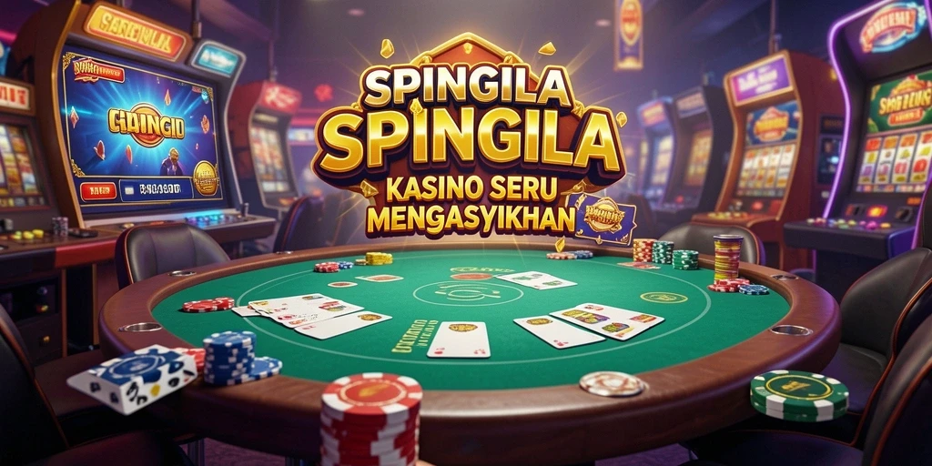 Tangkapan layar SPINGILA menunjukkan gameplay Kasino yang dinamis dan menarik.