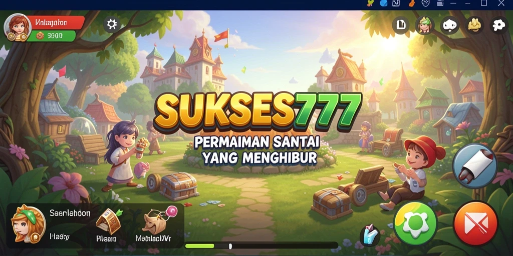 Tangkapan layar menunjukkan aksi seru dari gameplay SUKSES777.